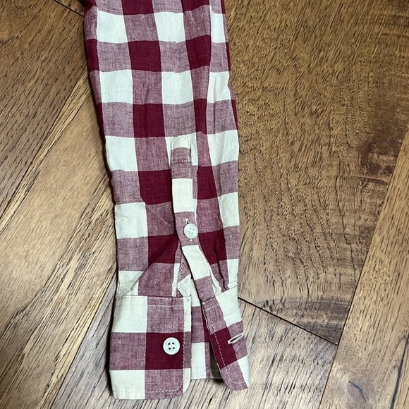 NWT J.Crew Perfect Fit Women’s Red Plaid Button Down Size S - Picture 6 of 7